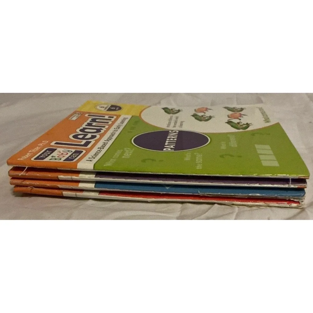 Lot Of 4 Your‎ Baby Can Learn Books! Shapes, Numbers, Patterns, And Prepositions